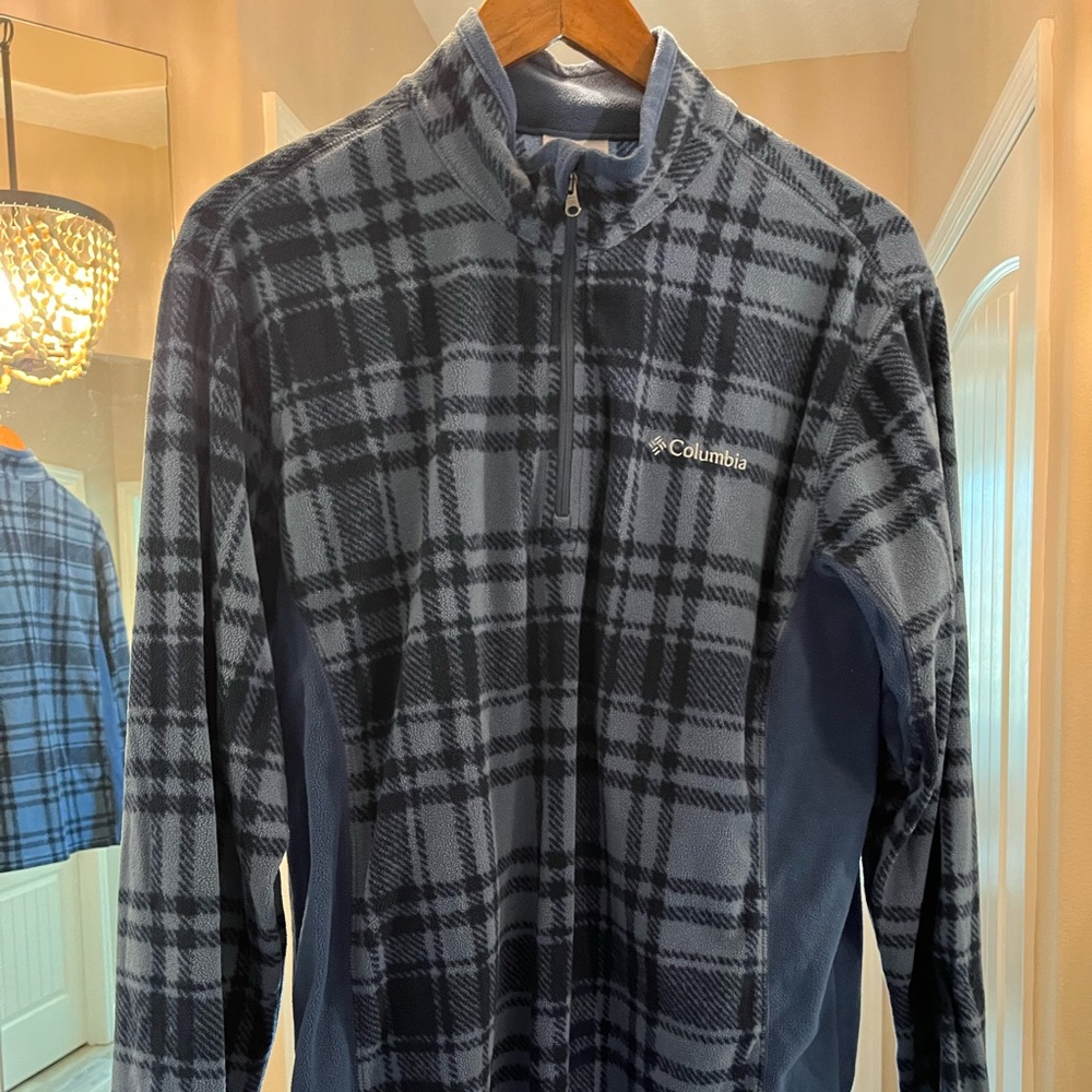 Columbia 3/4 fleece pullover